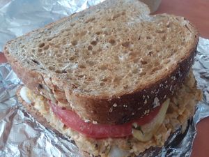 Tuno melt at Life - The Vegan Drive Thru in Cape Coral