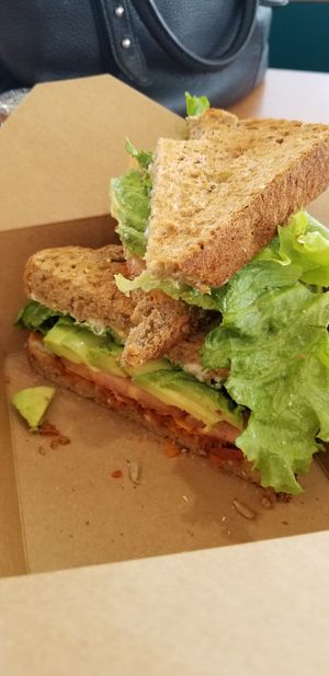 Coconut bacon blt at Life - The Vegan Drive Thru in Cape Coral