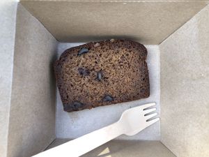 Banana bread at Bagels & Beans - Catharijne Esplanade  in Utrecht