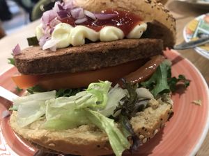 Meatless magic  at Bagels & Beans - Catharijne Esplanade  in Utrecht