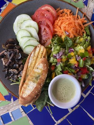 mixed salad  at La Bohème in Willemstad