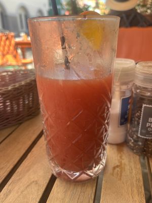 Fruit punch  at La Bohème in Willemstad