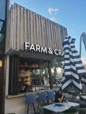Outdoor seating on 2 sides at Farm and Craft in Scottsdale