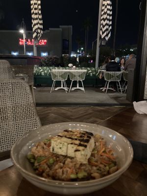 My teriyaki bowl with added tofu  #Veganuary at Farm and Craft in Scottsdale