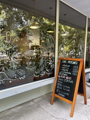 Window  at Paradise Food in Podgorica