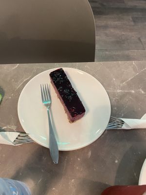 Blackberry cheesecake   at Paradise Food in Podgorica