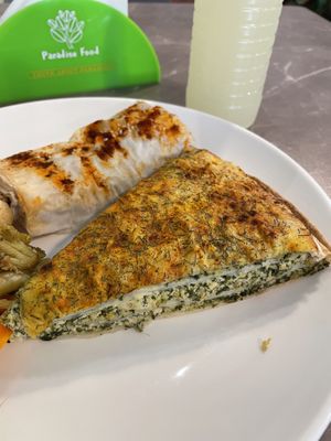 Lassagna i burek(crec)  at Paradise Food in Podgorica