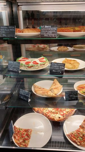 Display at Paradise Food in Podgorica