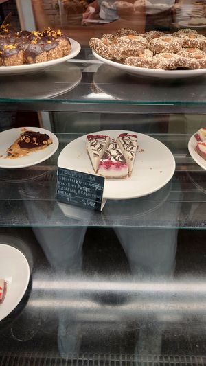 Display at Paradise Food in Podgorica