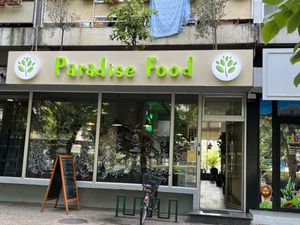 Store front  at Paradise Food in Podgorica