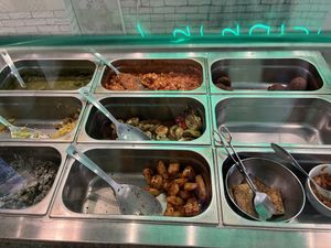 Lunch items (pay by weight)  at Paradise Food in Podgorica