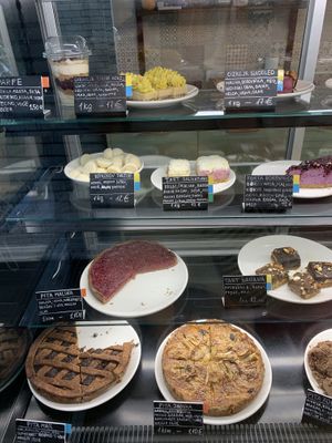 all kinds of cakes at Paradise Food in Podgorica