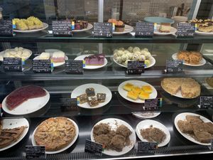 all kinds of cakes at Paradise Food in Podgorica