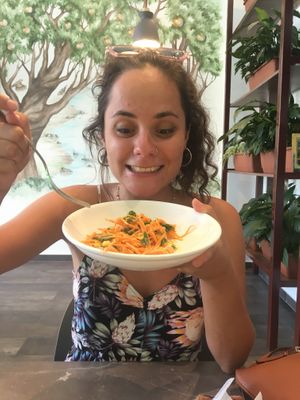 The BEST salad ever!  at Paradise Food in Podgorica