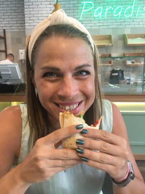 Happiness in a wrap  at Paradise Food in Podgorica