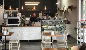 Our delightful organic cafe! at The Wholefood Pantry in Palm Beach