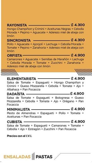 All of the salads & pastas can be made vegan by ordering without meat & cheese  at La Galería Slow Food in Heredia