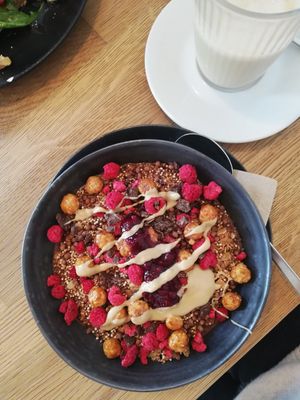 Veganes Schokoporridge at Juli liebt Kaffee in Bremen