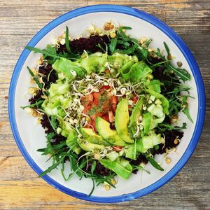 Seasonal salad. at Vegamundo in Gran Canaria