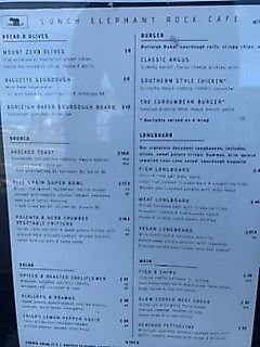 Lunch/brunch at Elephant Rock Cafe in Currumbin