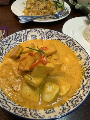 Tofu Panang  at Eating Time in Koh Samui