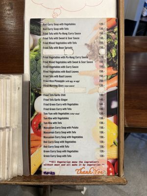 Menu   at Eating Time in Koh Samui