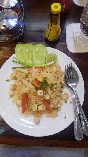 Fried rice with tofu at Eating Time in Koh Samui