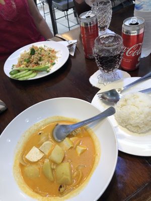 Massaman curry with tofu at Eating Time in Koh Samui