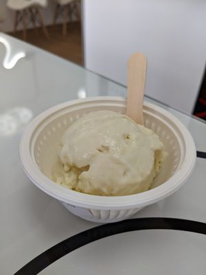 Durian nice cream - not my fav! at Mong Cha Cha Cafe 夢茶茶 in Central Singapore