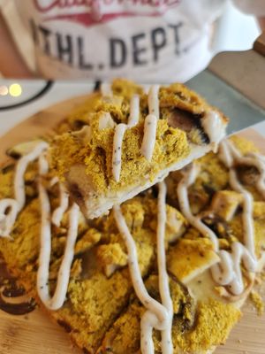 Monkey King Truffle Pizza ~ 11/1/22 at Mong Cha Cha Cafe 夢茶茶 in Central Singapore