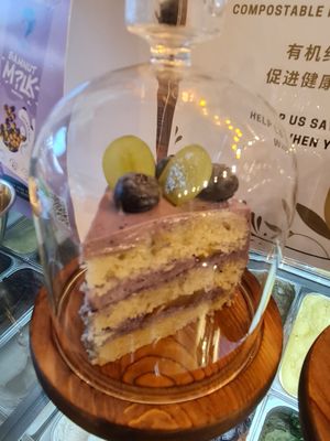 Blueberry Cake  ~ 10/2/22 at Mong Cha Cha Cafe 夢茶茶 in Central Singapore