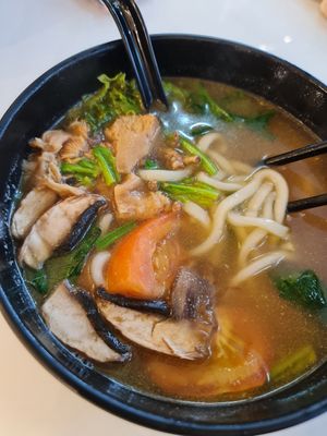 Shacha Udon ~ 13/2/22 at Mong Cha Cha Cafe 夢茶茶 in Central Singapore