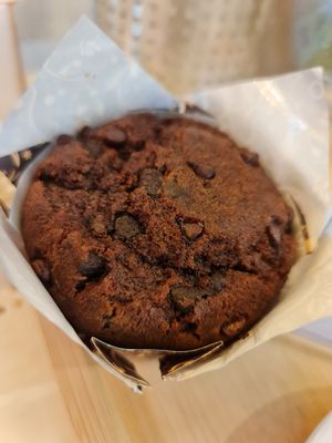 Chocolate Muffin ~ 16/2/22 at Mong Cha Cha Cafe 夢茶茶 in Central Singapore