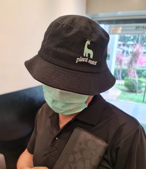 Plant Eater Bucket Hat ~ 16/2/22 at Mong Cha Cha Cafe 夢茶茶 in Central Singapore