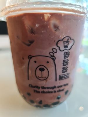 Chocolate Boba Soy Mylk ~ 18/2/22 at Mong Cha Cha Cafe 夢茶茶 in Central Singapore