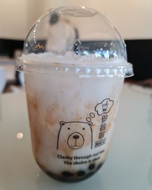Coldpressed Coconut Boba Mylk ~ 22/2/22 at Mong Cha Cha Cafe 夢茶茶 in Central Singapore
