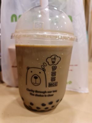 Hojicha Boba Latte ~ 8/3/22 at Mong Cha Cha Cafe 夢茶茶 in Central Singapore