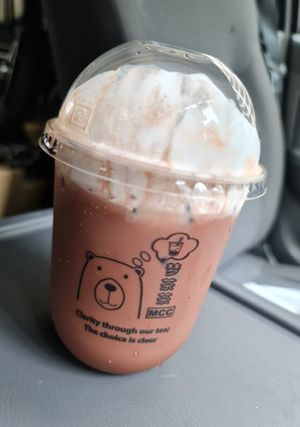 Mint Chocolate Creme Latte 😍 ~ 15/3/22 at Mong Cha Cha Cafe 夢茶茶 in Central Singapore