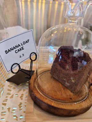 Chocolate Banana Loaf Cake ~ 18/3/22 at Mong Cha Cha Cafe 夢茶茶 in Central Singapore
