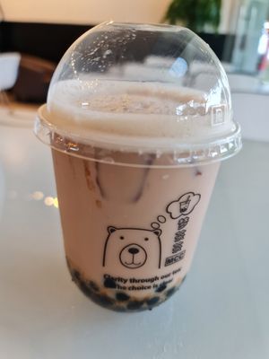 Earl Grey Boba Mylk Tea ~ 18/3/22 at Mong Cha Cha Cafe 夢茶茶 in Central Singapore
