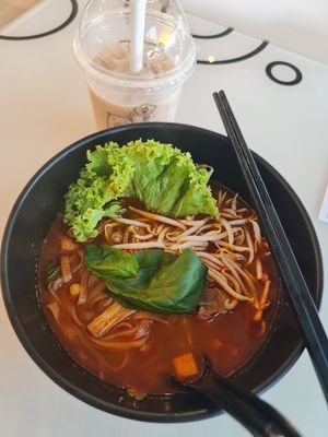 Assam Curry Pho ~ 13/4/22 at Mong Cha Cha Cafe 夢茶茶 in Central Singapore
