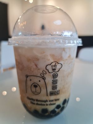 Vanilla Bamnut Boba Mylk ~ 13/4/22 at Mong Cha Cha Cafe 夢茶茶 in Central Singapore