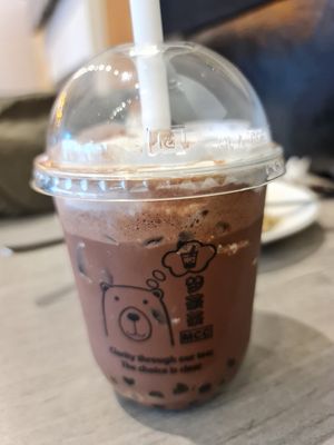 Mint Chocolate add Pearl ~ 16/5/22 at Mong Cha Cha Cafe 夢茶茶 in Central Singapore