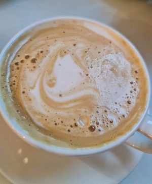 Cappuccino ~ 31/5/22 at Mong Cha Cha Cafe 夢茶茶 in Central Singapore