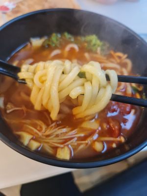 Assam Laksa Udon ~ 20/6/22 at Mong Cha Cha Cafe 夢茶茶 in Central Singapore