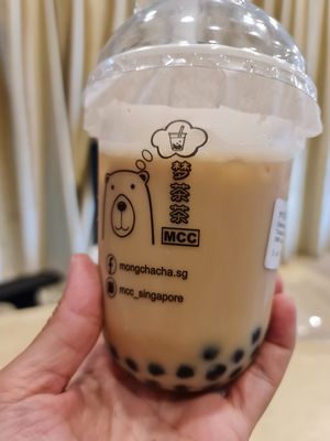 Osmanthus Green Tea Boba ~ 27/8/22 at Mong Cha Cha Cafe 夢茶茶 in Central Singapore