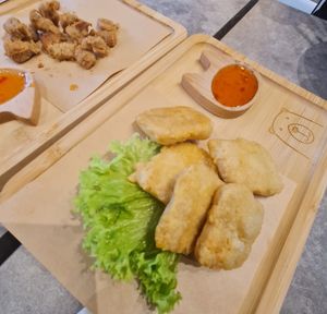 Baked Shiken Nuggets ~ 23/9/22 at Mong Cha Cha Cafe 夢茶茶 in Central Singapore