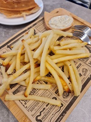 Baked fries ~ 19/10/22 at Mong Cha Cha Cafe 夢茶茶 in Central Singapore