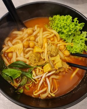 All time favourite Assam Curry Udon ~ 6/11/22 at Mong Cha Cha Cafe 夢茶茶 in Central Singapore