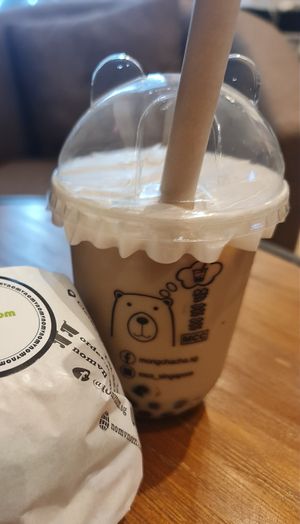 My favourite Earl Grey Boba Tea ~ 28/4/23 at Mong Cha Cha Cafe 夢茶茶 in Central Singapore